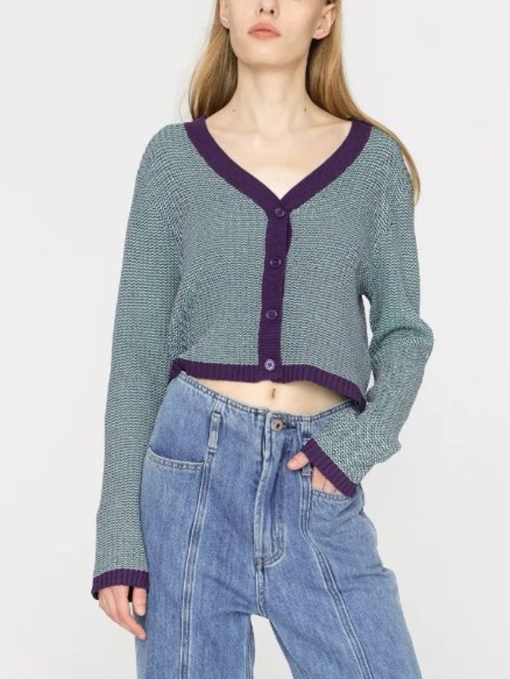 V Neck Cardigan